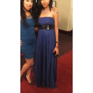 Long Royal Blue Dress Sz Small